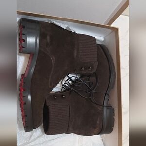 Christian Louboutin Trapman Boot Suede Sz 39 us 6.5